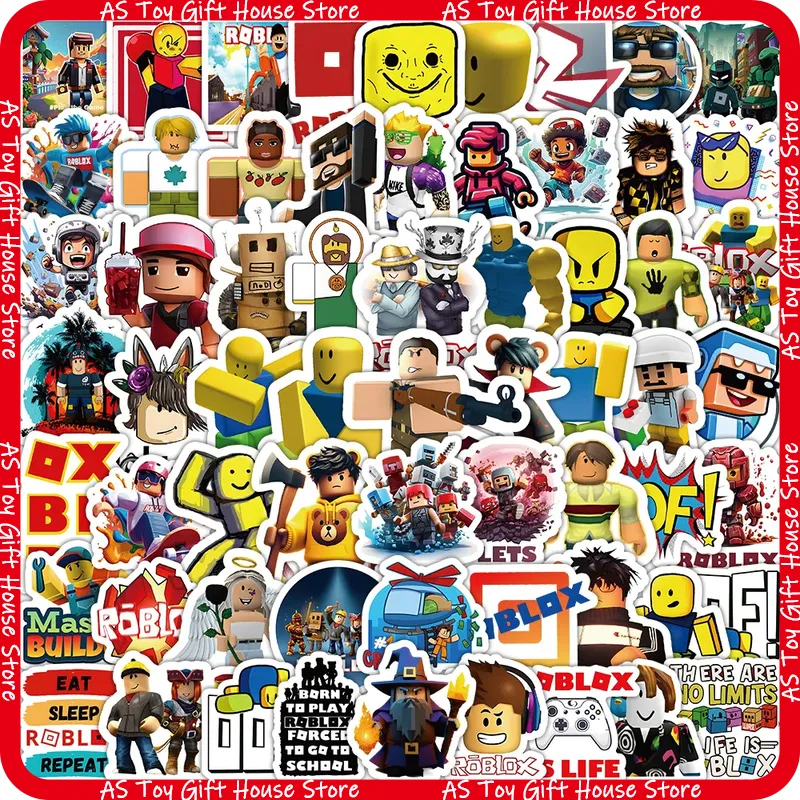 Gaming Accessories Roblox - 100 autocollants Roblox, dessins animés, vinyle