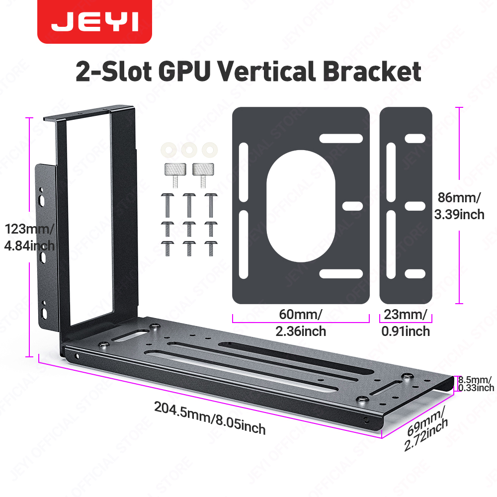 Pcie Extension Cable - JEYI – support de montage de