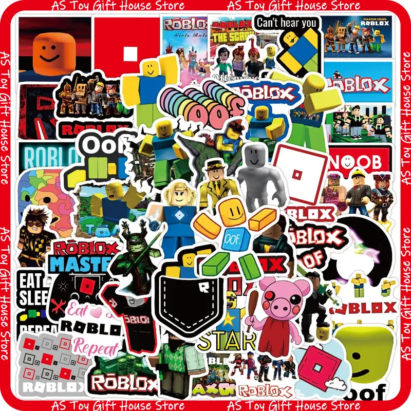 Gaming Accessories Roblox - Autocollants Roblox en vinyle imperméable, 100