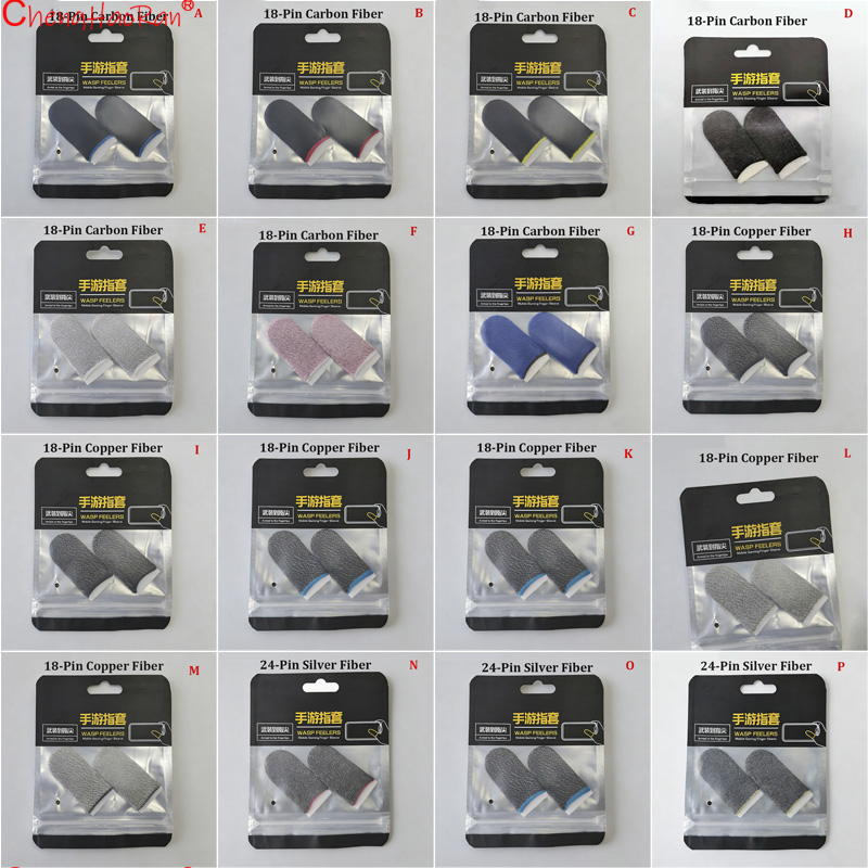 Gaming Accessories Mobile - Lot de 2/5/10 protège-doigts en fibre