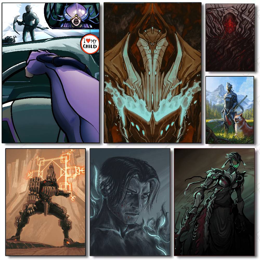 Gaming Accessories Wallpaper - Affiche de jeu vidéo FPS Warframe