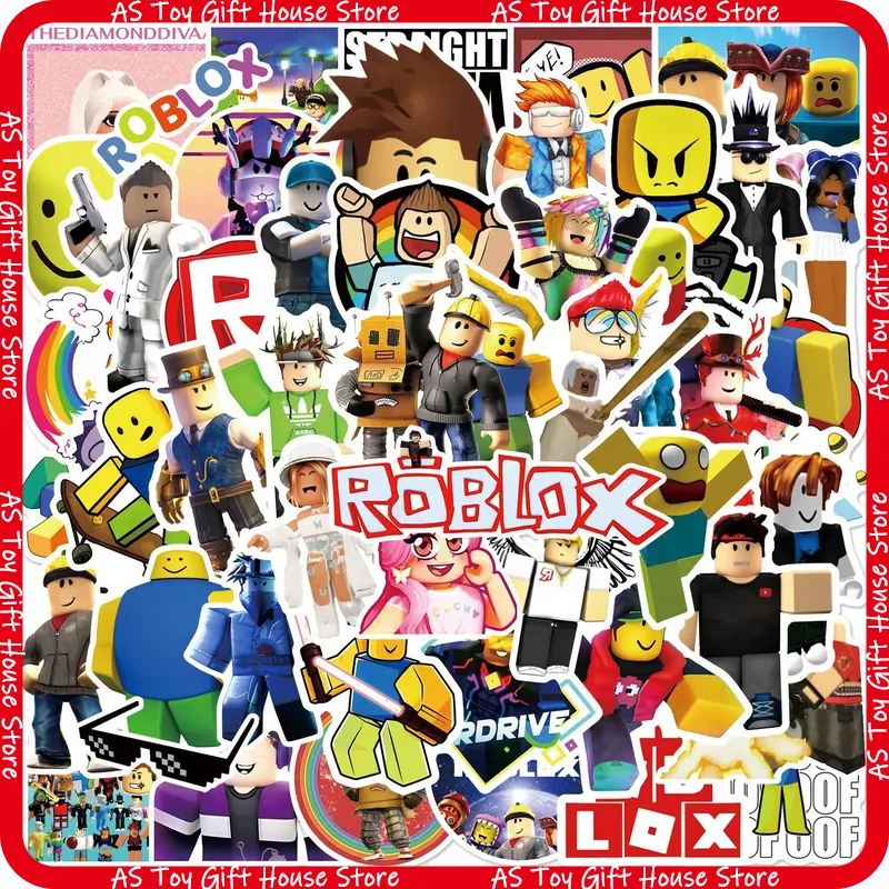 Gaming Accessories Roblox - 50 autocollants graffiti Roblox uniques, imperméables,
