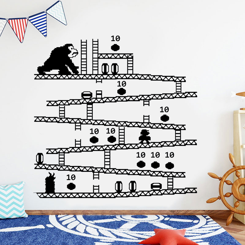 Gaming Accessories Wallpaper - Gamer contrôleur jeu vidéo autocollant Mural