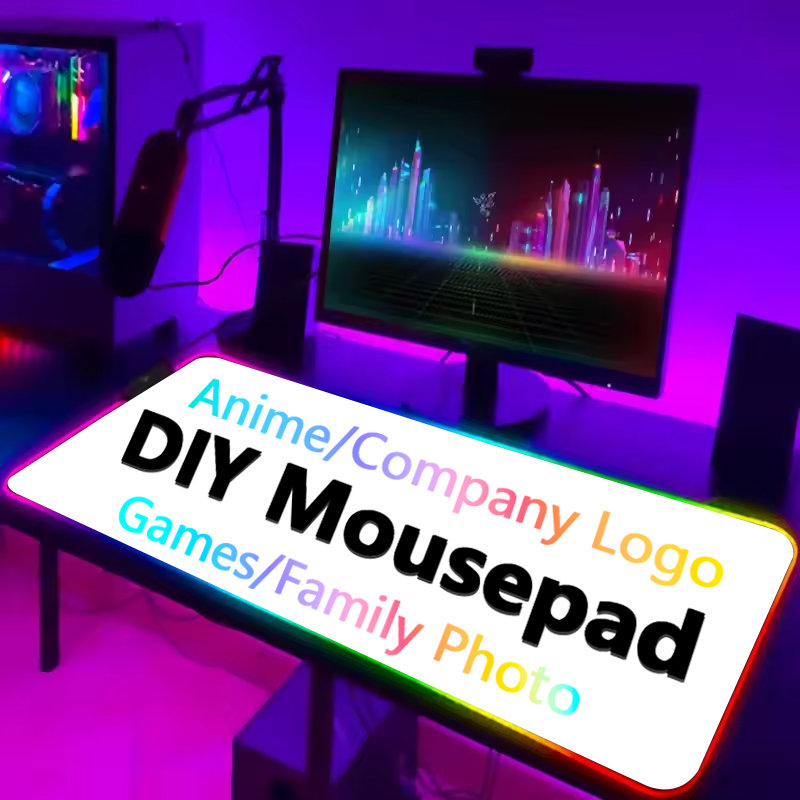 Tapis de souris RGB personnali - Gaming Accessories Logo avis et prix