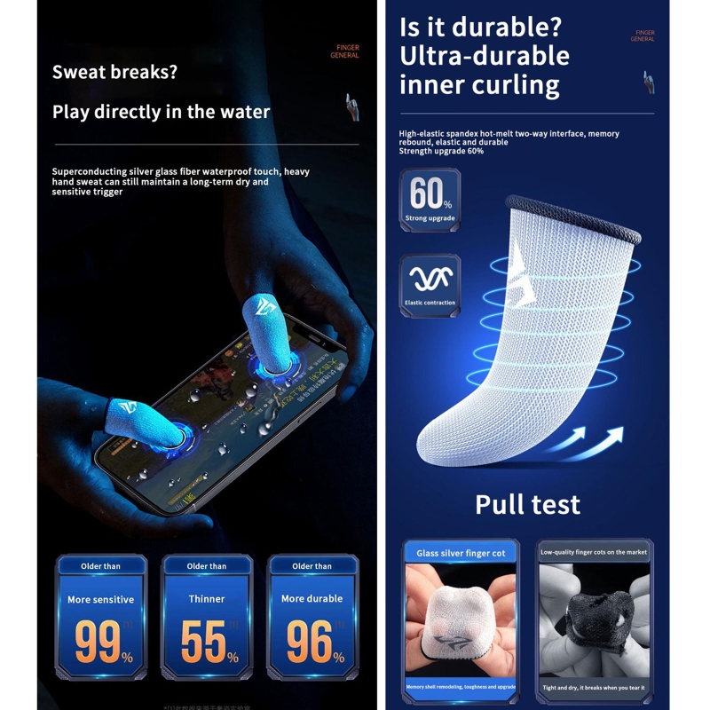 Protège-doigts anti-transpirat - Gaming Accessories Mobile avis et prix