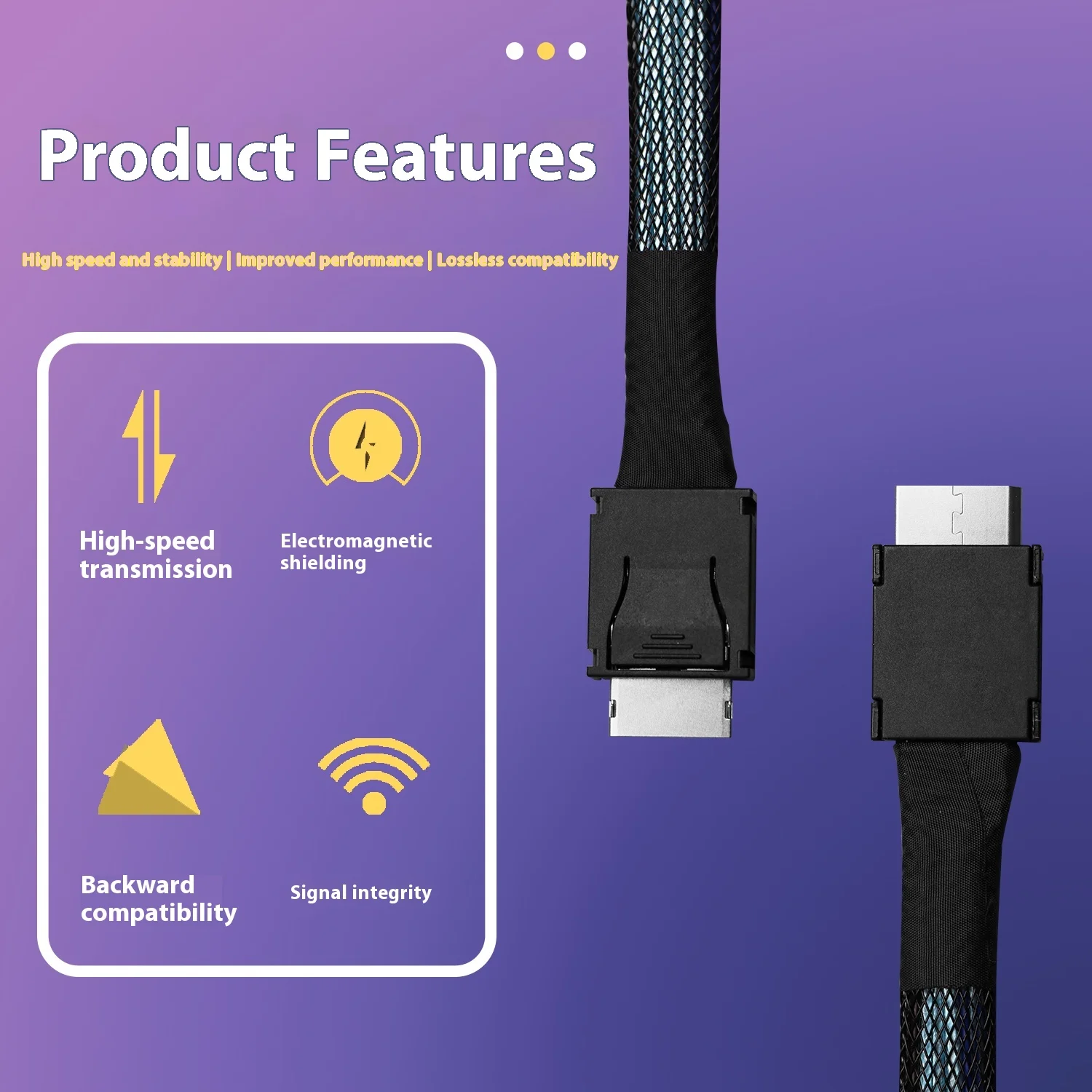 Câble PCIE 4.0 X4 Oculink 4i / - Pcie Extension Cable avis et prix