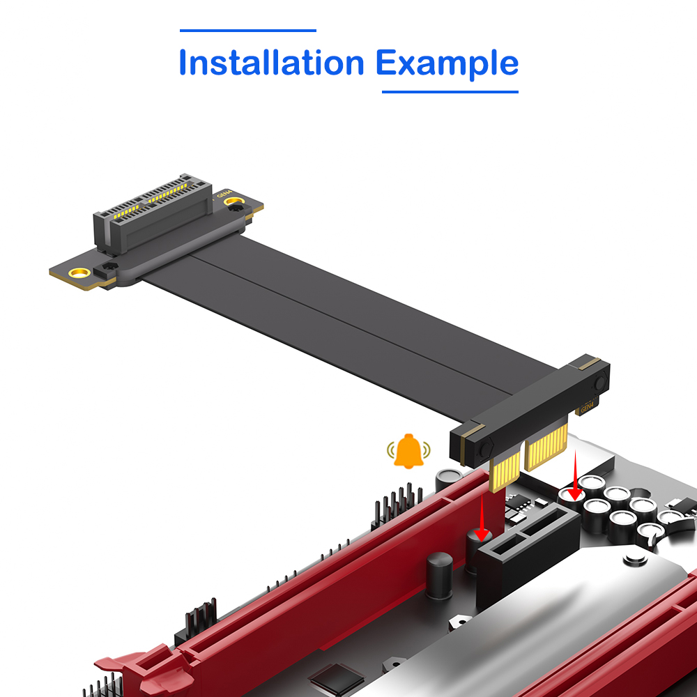 Câble Riser PCI-E 4.0 X1, Câbl - Pcie Extension Cable avis et prix