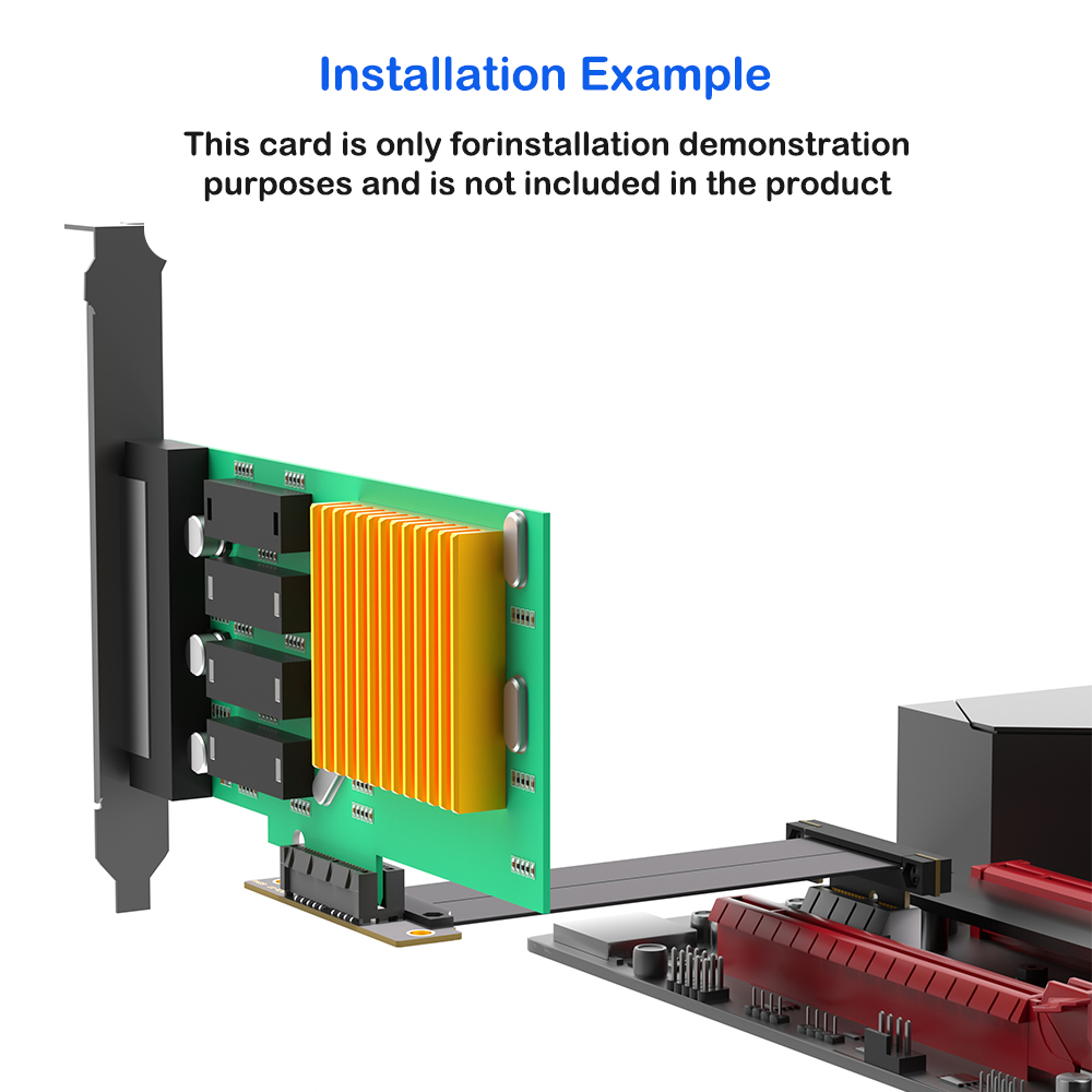 Câble Riser PCI-E 4.0 X1, Câbl - Pcie Extension Cable avis et prix