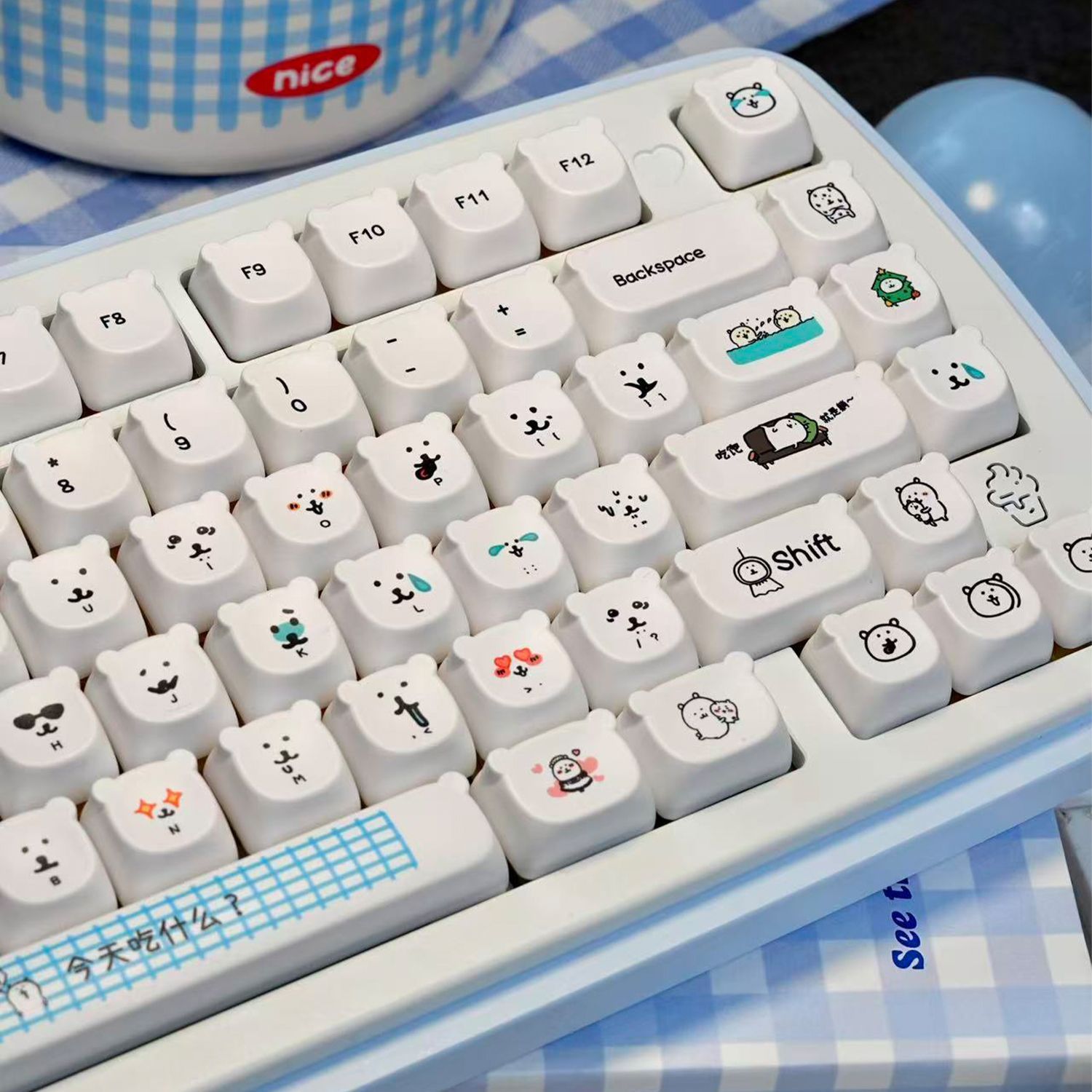 Capuchons de touches PBT Kawai - Gaming Accessories In Japan avis et prix