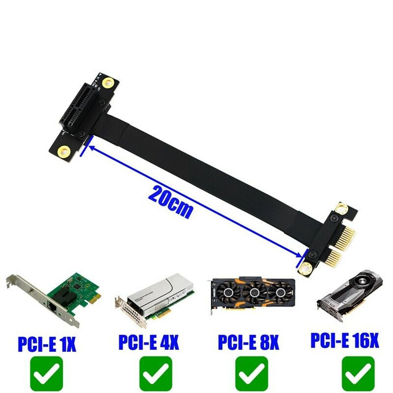 90 degrés Pci-E Pci Express 1X - Pcie Extension Cable avis et prix
