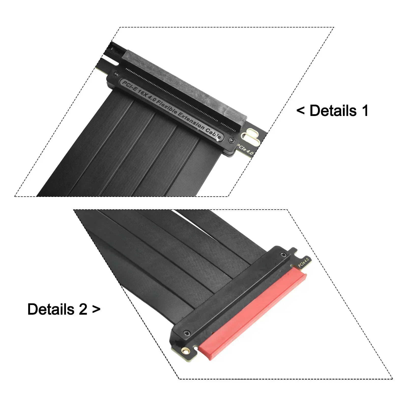 TEUCER PCI-E 4.0 X16 câble Ris - Pcie Extension Cable avis et prix