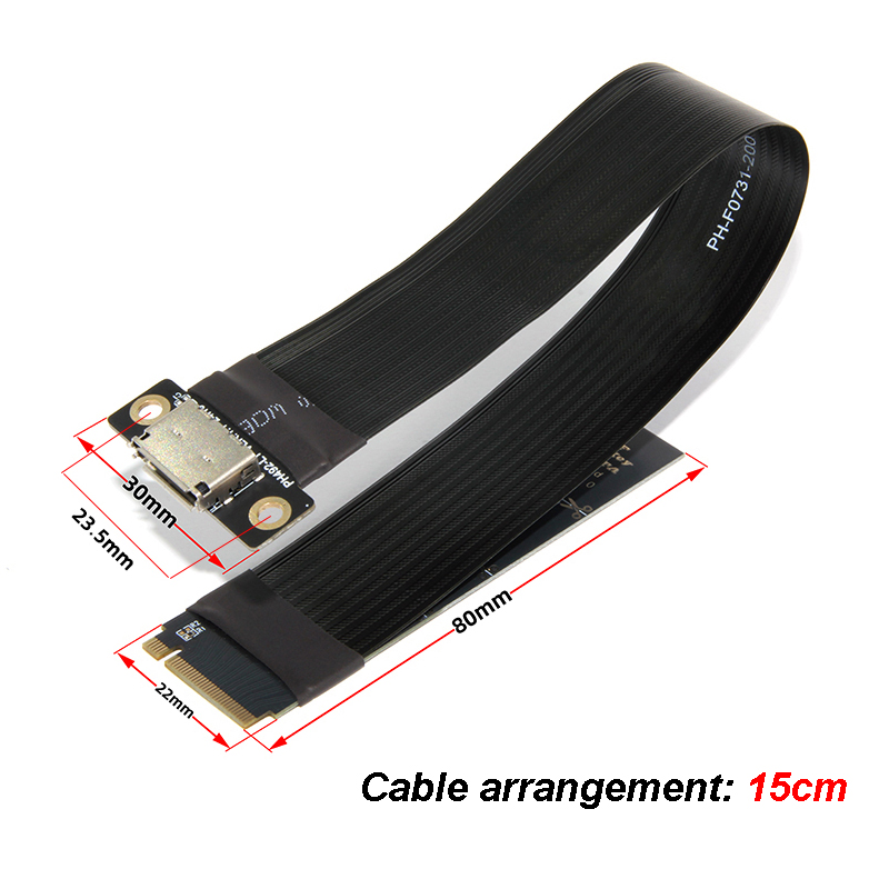 Câble d'extension M.2 NVME ver - Pcie Extension Cable avis et prix